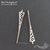 Коннектор Ardeco Sterling Silver 35х6 мм