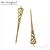 Коннектор Ardeco Vermeil Sterling Silver 35х6 мм