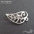 Коннектор White Leaf Sterling Silver 15х8 мм, изображение 3