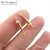 Коннектор Knightly Vermeil Sterling Silver 20х5 мм, изображение 2