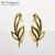 Швензы Golden Branch Vermeil Sterling Silver 16х6 мм (пара)