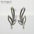 Швензы Branch Sterling Silver 16х6 мм (пара)