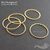 Кольцо соединительное паяное Twisted Round Vermeil Sterling Silver 18х1 мм, изображение 2