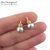 Концевик со штифтом Truffle Vermeil Sterling Silver 9х5 мм, изображение 3