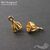 Концевик со штифтом Truffle Vermeil Sterling Silver 9х5 мм, изображение 4