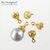 Концевик со штифтом Truffle Vermeil Sterling Silver 9х5 мм, изображение 5