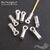 Концевик с петлей Sterling Silver 8х2 мм, изображение 2