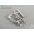 Швензы Spring Leaf Sterling Silver 19х4 мм (пара), изображение 4