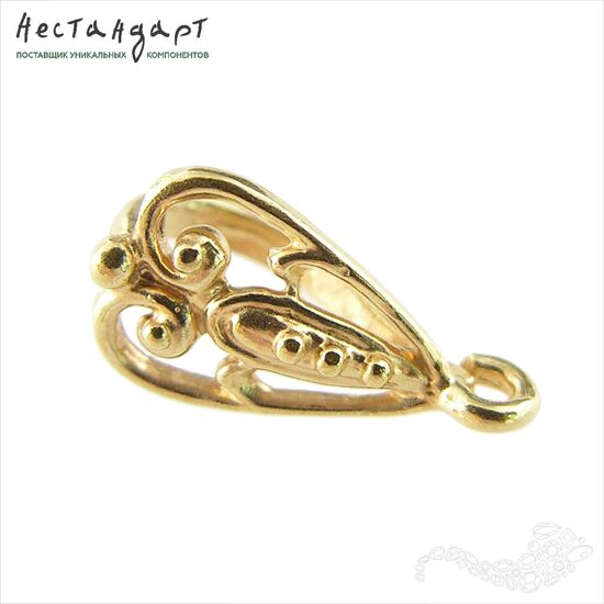Бейл Summer Motif Gold Plated 16х9 мм, изображение 2