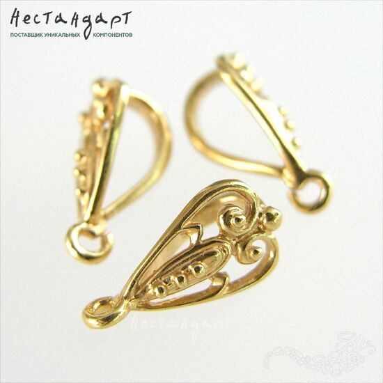 Бейл Summer Motif Gold Plated 16х9 мм, изображение 4
