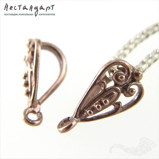 Бейл Summer Motif Patina Copper 16х9 мм