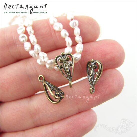 Бейл Summer Motif Patina Bronze 16х9 мм, изображение 2