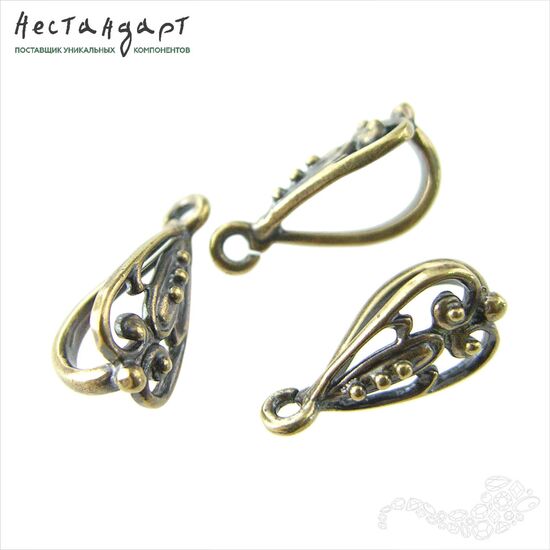 Бейл Summer Motif Patina Bronze 16х9 мм, изображение 4