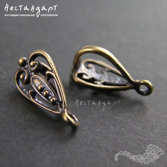 Бейл Summer Motif Patina Bronze 16х9 мм, изображение 5