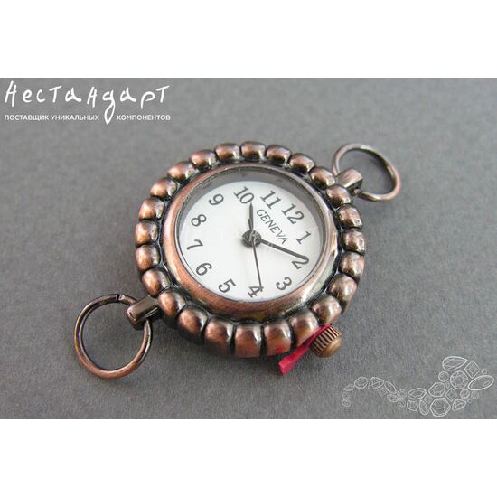 Основа для изготовления часов Geneva AG-10 White Copper 31x27 мм, изображение 3