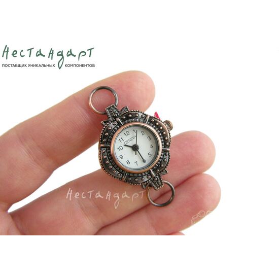 Основа для изготовления часов Geneva AС-3 White Copper 29x25 мм, изображение 2