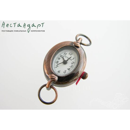 Основа для изготовления часов Geneva AС-13 White Copper 30x22 мм, изображение 2