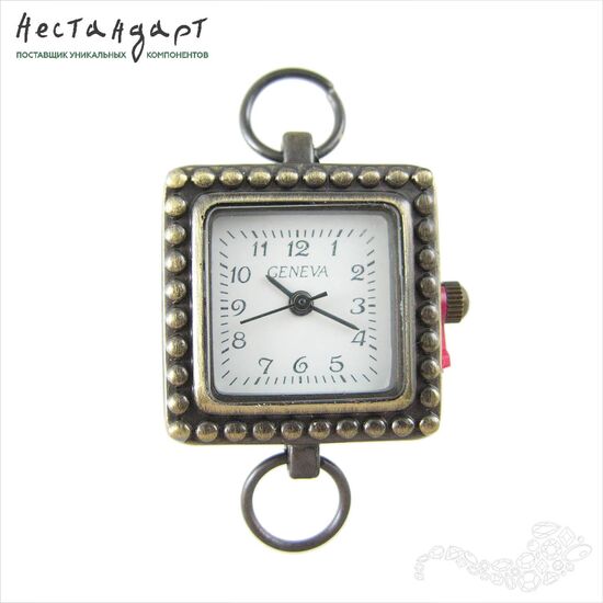 Основа для изготовления часов Geneva AG-5 White Bronze 27х22 мм