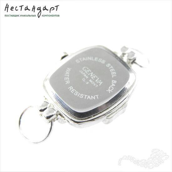 Основа для изготовления часов Geneva CL-9 Black Silver 31x21 мм, изображение 4