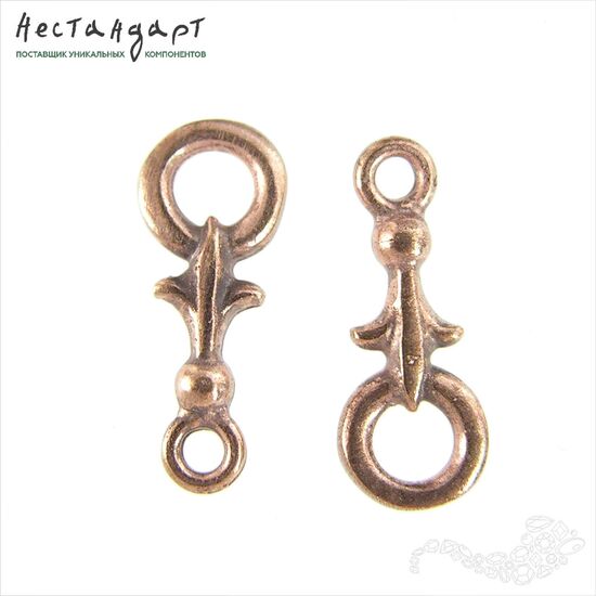 Коннектор Knightly Lily Patina Copper 17х4 мм, изображение 4