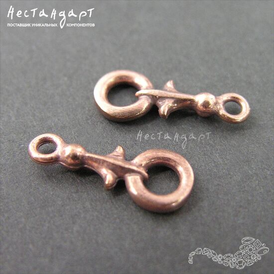 Коннектор Knightly Lily Patina Copper 17х4 мм, изображение 5