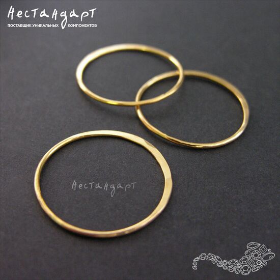 Коннектор Ring Vermeil Sterling Silver 26 мм