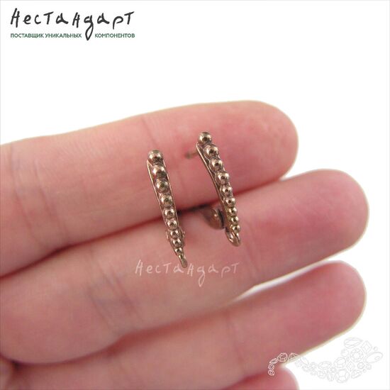 Швензы Grains Patina Copper 17х2 мм (пара), изображение 2