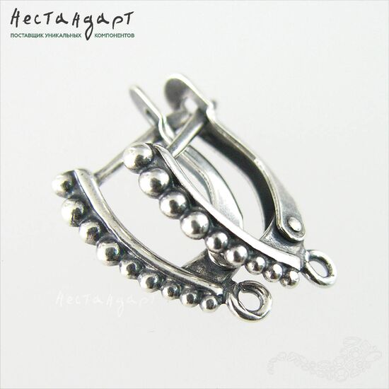 Швензы Grains Silver Plated 17х2 мм (пара)