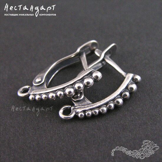 Швензы Grains Silver Plated 17х2 мм (пара), изображение 3