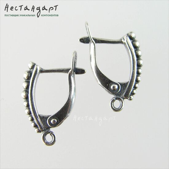 Швензы Grains Silver Plated 17х2 мм (пара), изображение 5