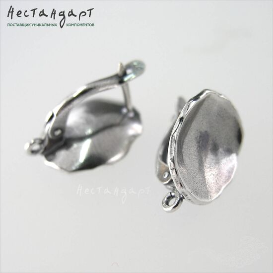 Швензы Blur Silver Plated 18х14 мм (пара), изображение 4