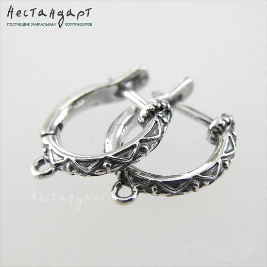 Швензы Templar Silver Plated 16x3 мм (пара)