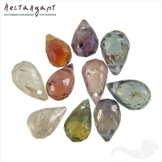 Сапфир натуральный Exquisite Drop 4-6 мм (уп. 10 шт.), изображение 2