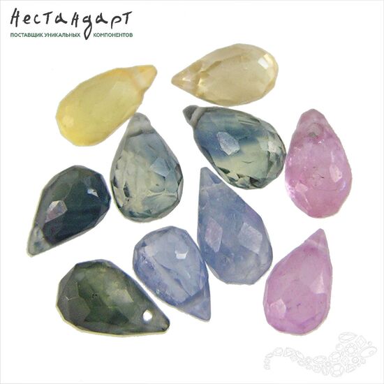 Сапфир натуральный Exquisite Drop 4-6 мм (уп. 10 шт.), изображение 8