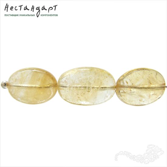 Цитрин натуральный гладкий Free Form 13-15х12-13 мм, изображение 3