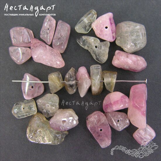 Турмалин натуральный Nuggets 7-12 мм (уп. 5 шт.), изображение 2