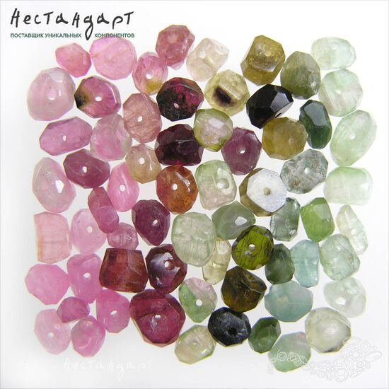 Турмалин натуральный Watermelon Nuggets 4-7х5-6 мм