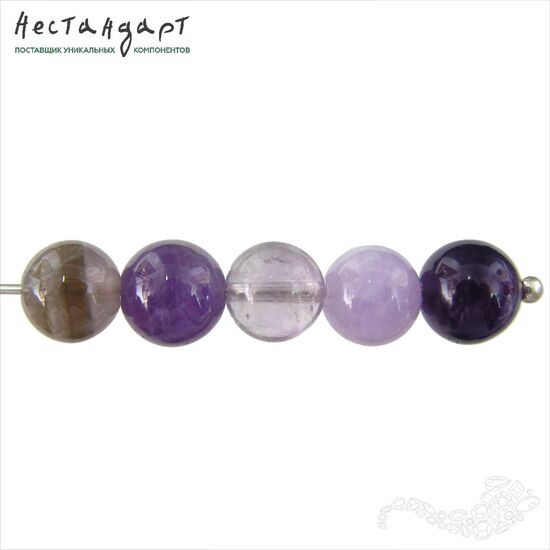 Самоцветы Chakra гладкие шары 8 мм (уп.10 шт.)