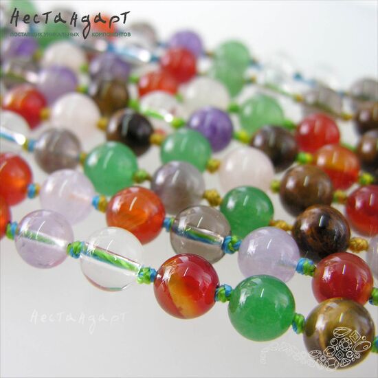 Самоцветы Chakra гладкие шары 8 мм (уп.10 шт.), изображение 4