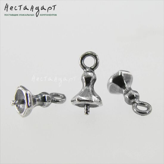 Концевик со штифтом Paris Silver Plated 11 мм, изображение 2