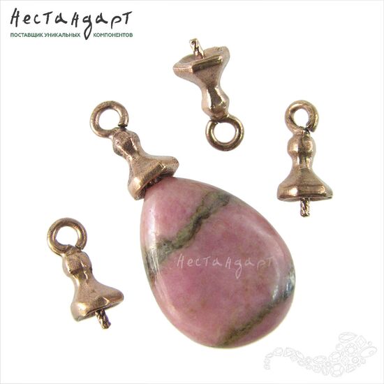 Концевик со штифтом Patina Copper 11 мм