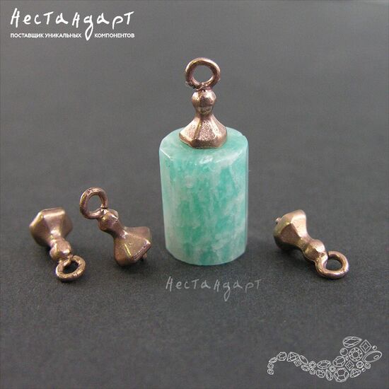 Концевик со штифтом Patina Copper 11 мм, изображение 3