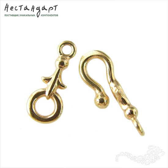 Замок-крючок Knightly Lily Gold Plated 32 мм, изображение 3