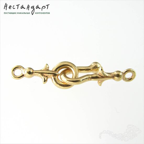 Замок-крючок Knightly Lily Gold Plated 32 мм, изображение 5