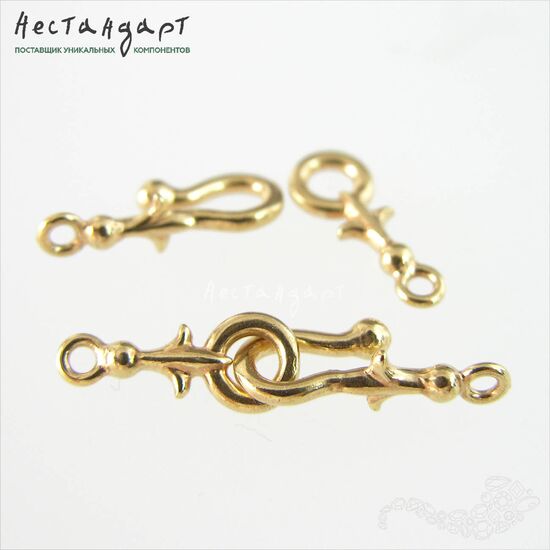 Замок-крючок Knightly Lily Gold Plated 32 мм, изображение 6