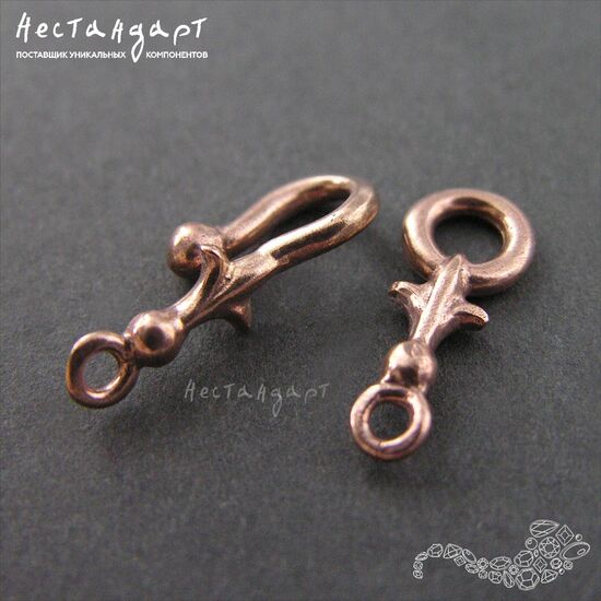 Замок-крючок Knightly Lily Patina Copper 32 мм, изображение 4