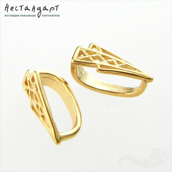Бейл-держатель для кулона Bluffy Vermeil Sterling Silver 10,5х4,5 мм, изображение 4