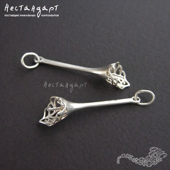 Подвеска со штифтом Elvish Sterling Silver 31х8 мм, изображение 3