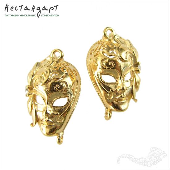 Коннектор Venetian Vermeil Sterling Silver 19х11 мм, изображение 4