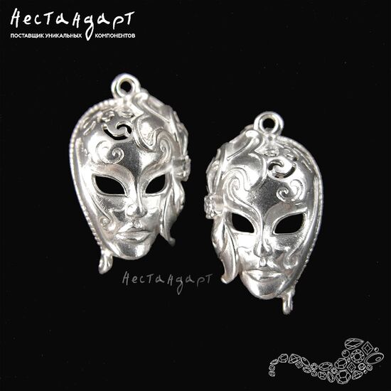 Коннектор Venetian Sterling Silver 19х11 мм